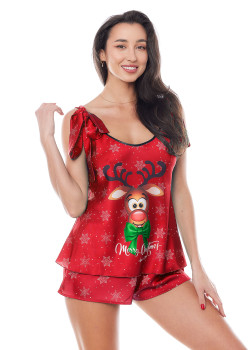 Секси Комплект Komplet-Aster-Red-Red