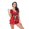 Секси Комплект Komplet-Aster-Red-Red