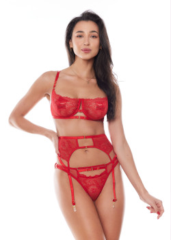 Секси Комплект Komplet-Amoura-Set-Red