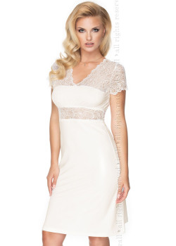 Секси нощница Koszulka-Cameron-Ecru-Ecru