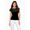 Дамски топ Bluzka-Elina-Czarna-Czarny