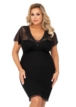 Нощница Koszulka-Ivana-Plus-Black-Czarny
