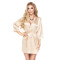 Луксозен секси халат Szlafrok-Aria-Kremowy-Kremowy
