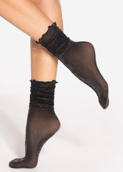 Къси чорапи Skarpetki-Spring-Vibes-08-30-Den-Nero-Silver-Nero-Silver