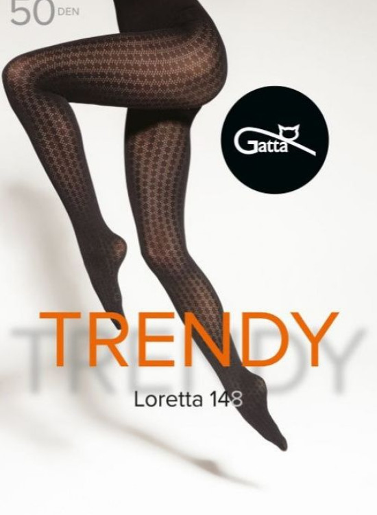 Чорапогащник Rajstopy-Loretta-148-50-Den-Nero