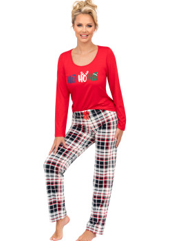 Дамска пижама Piama-Ho-Ho-Long-Red-Red