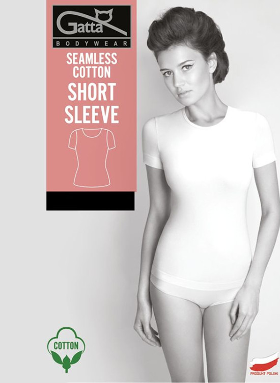 Нощница Koszula-Short-Slevee-Cotton-White