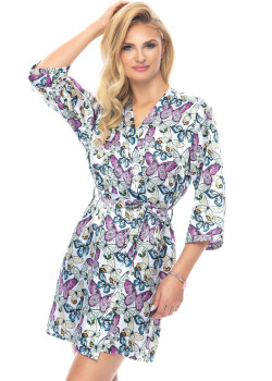 Луксозен секси халат Szlafrok-Dilara-Butterflies-Butterflies