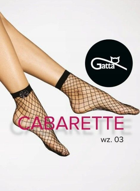 Къси чорапи Skarpetki-Cabarette-sock-03-Nero
