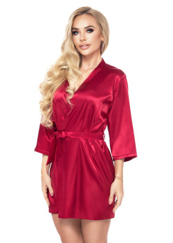 Луксозен секси халат Szlafrok-Aria-Bordowy-Bordowy