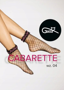 Къси чорапи Skarpetki-Cabarette-socks-04-Nero