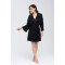 Секси халат Szlafrok-Koi-Beowo-Czarny-Beowo-Czarny