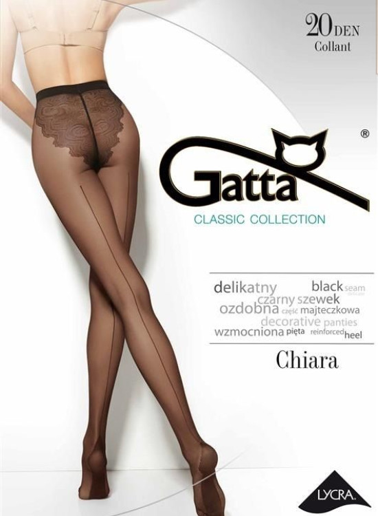 Чорапогащник Rajstopy-Chiara-20-Den-Nero-Ferrari