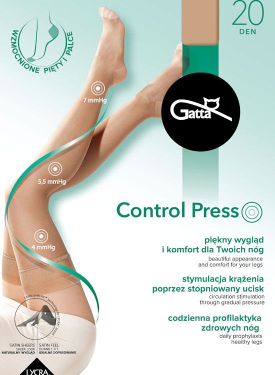 Чорапи Poczochy-Control-Press-P-01-Nero