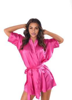 Секси халат Szlafrok-Magenta-Rowy