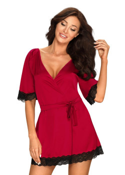 Секси халат Szlafrok-Sensuelia-Czerwony-Czerwony