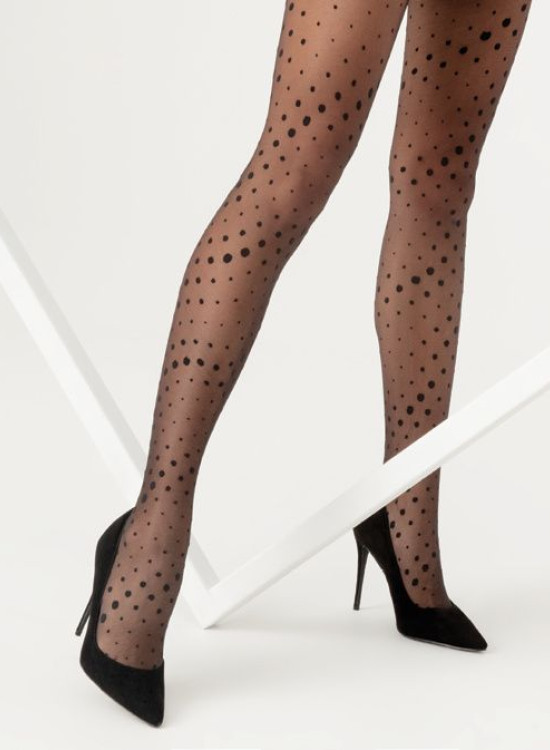 Чорапогащник Rajstopy-Dotsy-16-20-Den-Nero