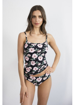 Дамски топ в цветен десен Hibiscu