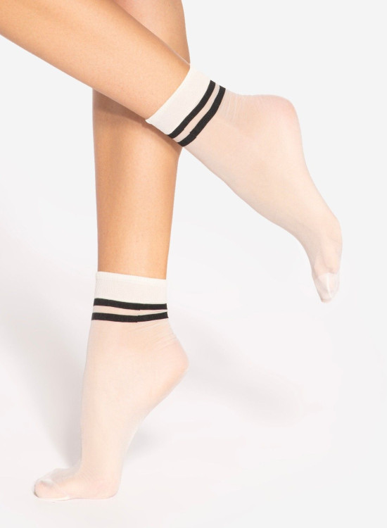 Къси чорапи Skarpetki-Spring-Vibes-03-Den-Biao-Czarny