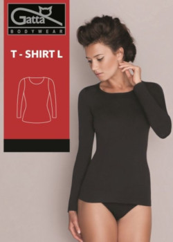 Дамски топ T-shirt-Koszulka-L-Black