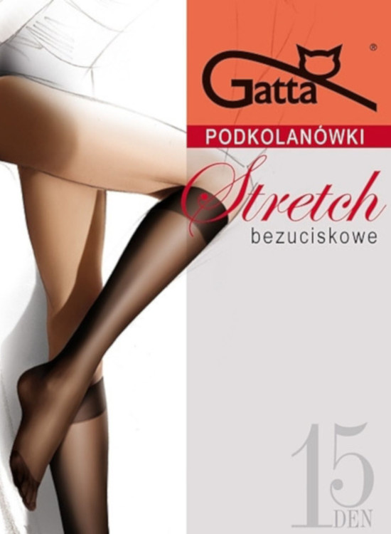 Къси чорапи Podkolanwki-Stretch-15-Den-Grafitowy