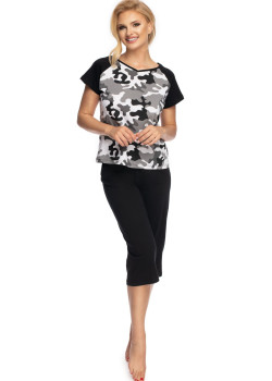 Дамска пижама Piama-Benita-Grafitowo-Czarny