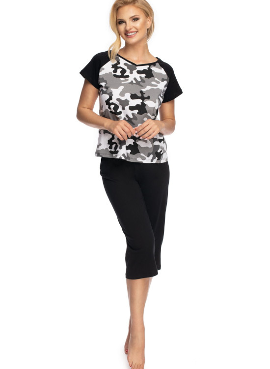 Дамска пижама Piama-Benita-Grafitowo-Czarny