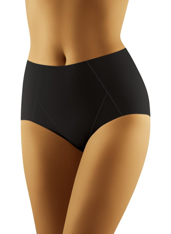 Бикини с висока талия Figi-Superia-Czarne-Czarny