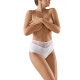 Бикини с висока талия в бял цвят BBL129-Бикини-LadyStyle.bg