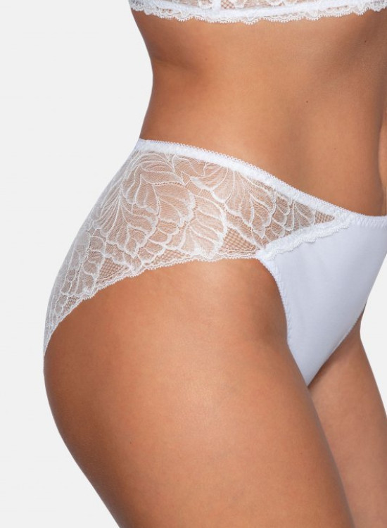 BBL182 нежни бикини, бял цвят