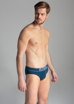 Мъжки слип Bielizna Męska - Slip Cotton OCEAN BLUE