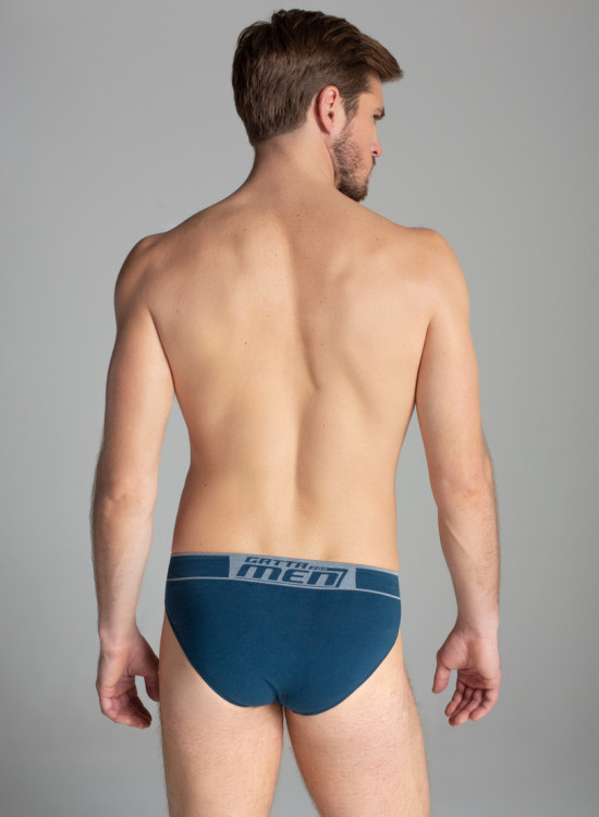 Мъжки слип Bielizna Męska - Slip Cotton OCEAN BLUE