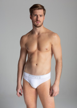 Мъжки слип Bielizna Męska - Slip Cotton BIAŁY