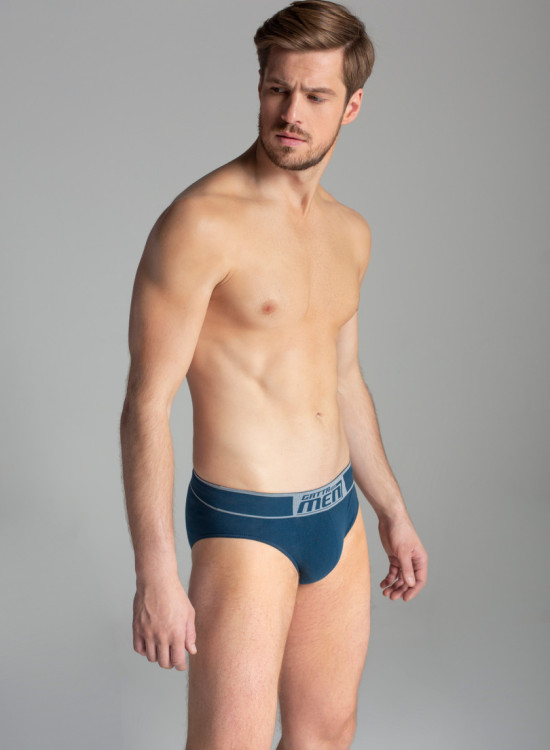 Мъжки слип Bielizna Męska - Slip Cotton NAVY 2