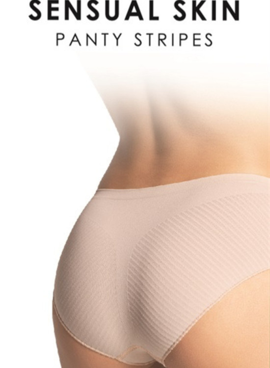 Бикини MAJTKI - PANTY STRIPES SENSUAL SKIN LIGHT NUDE 2