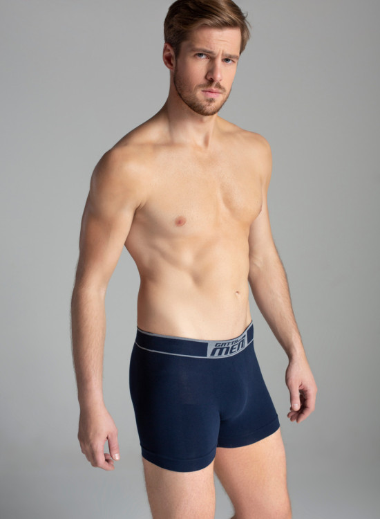 Мъжки боксерки Bielizna Męska - Boxer Cotton OCEAN BLUE