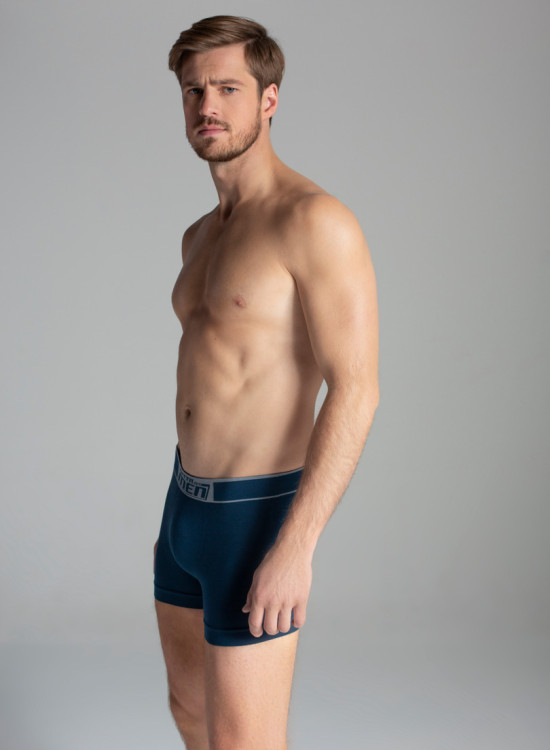 Мъжки боксерки Bielizna Męska - Boxer Cotton OCEAN BLUE