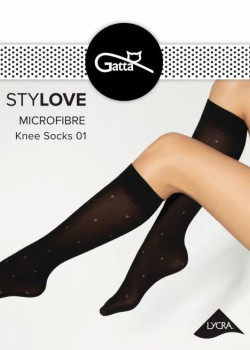 Къси чорапи Podkolanwki-Stylove-4001-Nero