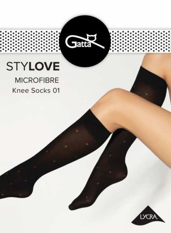 Къси чорапи Podkolanwki-Stylove-4001-Nero