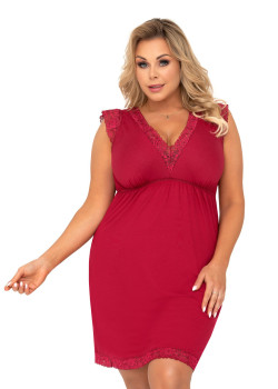 Нощница Koszulka-Vera-Plus-Burgund-Burgundowy