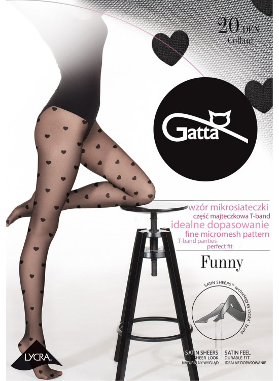 Чорапогащник Rajstopy-Funny-08-Nero