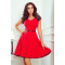 Елегантна червена рокля 254-2
