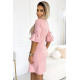 Ежедневна рокля в розов цвят 217-9