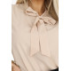 Елегантна блуза с дълъг ръкав в бежово 140-25