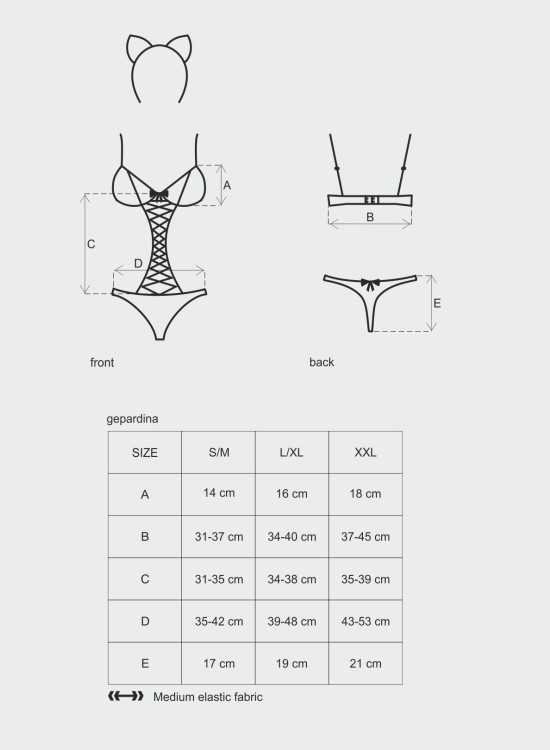 Еротичен комплект Gepardina