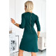 Къса рокля в зелен цвят 420-5