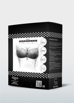 Безшевен сутиен BIUSTONOSZ SAMONOŚNY INVISIBLE BEAUTY BRA 01 Beige