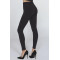 Дамски безшевен клин LEGGINGS SKINNY HOT HIGH WAIST-3XL BLACK