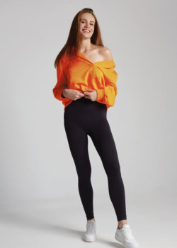 Дамски безшевен клин LEGGINGS MIRELLA LONG BLACK