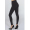 Дамски безшевен клин LEGGINGS SKINNY HOT HIGH WAIST Black